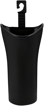 GANAZONO Car Umbrella Bucket Storage Bin, Black, Plastic, 11"