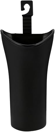 GANAZONO Car Umbrella Bucket Storage Bin, Black, Plastic, 11"