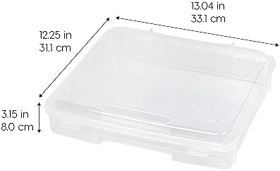 Board Game Storage |Made in USA| Thick Craft Case (6-Pack) - Clear