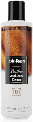 Leather Cleaner and Conditioner 8 Fl Oz | Cleans, Conditions, Protects | Prevents Drying, Cracking & UV Fading of Leather Jackets, Furniture, Car Seats, Purses