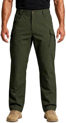 Men's Tactical Cargo Pants Stretch Ripstop Hiking Work Pants with 9 Pockets