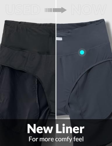 Women's 5" Workout Running Shorts with Liner Quick Dry Athletic