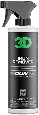 GLW Series Iron Remover – Fast Acting Fallout & Brake Dust Cleaner | pH Balanced Wheel & Paint Decontamination | DIY Detailing Spray | Made in USA |16 oz
