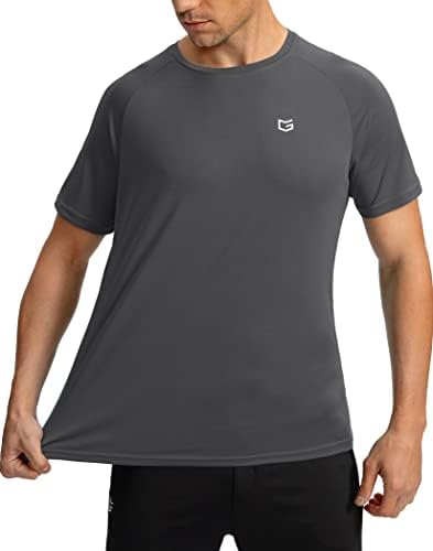 Men's Workout Quick Dry T-Shirts Short Sleeve Lightweight Cooling Gym Shirts Tee for Running, Beach, Hiking