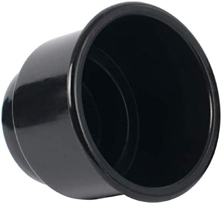 10pcs Black Plastic Boat Cup Holders Insert with Drain for Marine