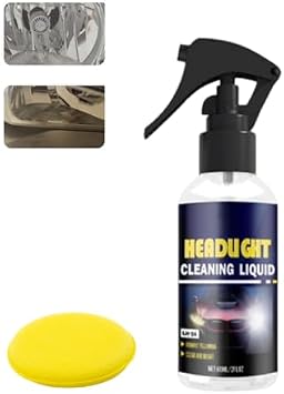 Car Headlight Cleaning and Restoration Agent,Headlight Restoration,Multifunctional Car Headlight Polishing for All Vehic