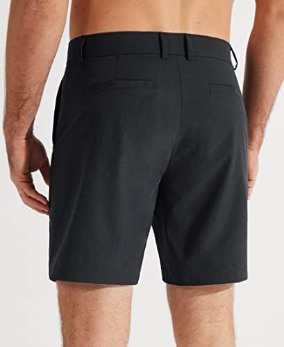 Men's Golf Shorts 7"/9" Casual Flat Front Hybrid Dress Shorts