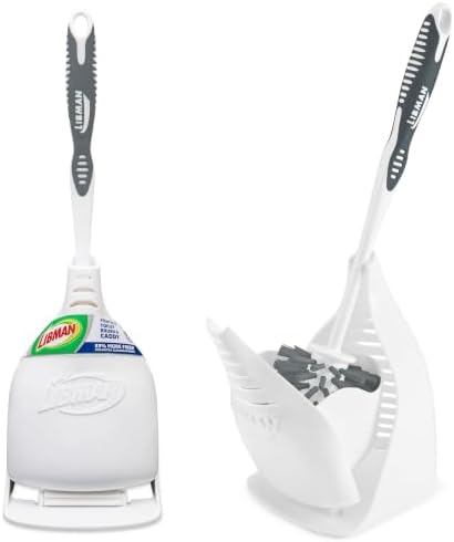 Libman Designer Bowl Brush and Caddy, Hygenic with Drying Slits, 2 Pack