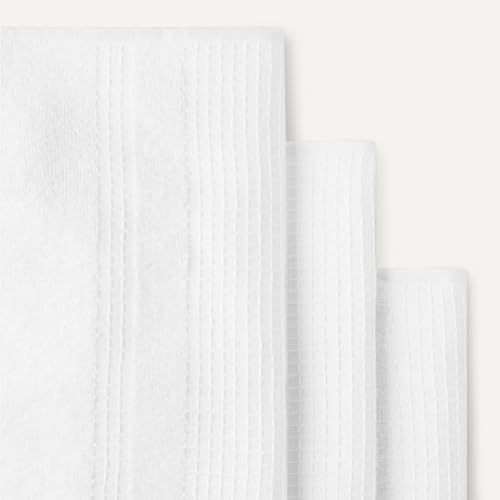 Organic Cotton Waffle Weave Kitchen Dish Towels, Ultra Absorbent, Quick Drying, Lint-Free, 15 x 25 inches, 6-Pack
