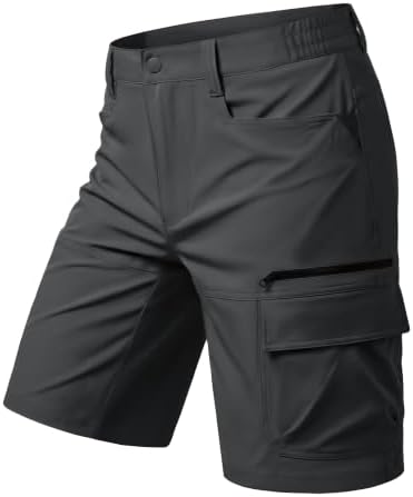 Men's Hiking Cargo Shorts 9" Quick Dry Lightweight Summer Casual Shorts for Men Work Golf Outdoor 5 Pockets