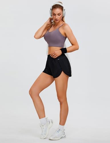 Womens Quick-Dry Running Shorts Gym Athletic Shorts 1.75"