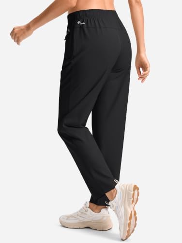 Women's Lightweight Hiking Pants Quick-Dry Breathable Outdoor Travel Sweatpants with Zipper Pockets for Casual