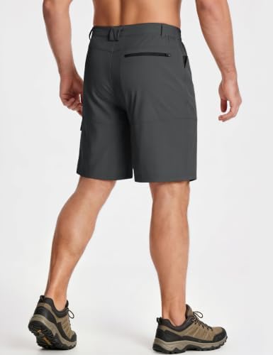 Men's Hiking Cargo Shorts 9" Quick Dry Lightweight Summer Casual Shorts for Men Work Golf Outdoor 5 Pockets