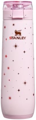 STANLEY Flowstate Spring Bottle, 20 oz, Soft Pink Night Sky