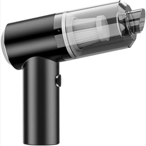 Dustaclean Original Handheld Vacuum,Portable Rechargeable Handheld Vacuum with Blower (Black)
