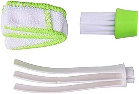 Mini Duster for Car Air Vent, Set of 3 Automotive Air Conditioner Cleaner and Brush, Dust Collector Cleaning Cloth Tool for Keyboard Window Leaves Blinds Shutter Glasses Fan