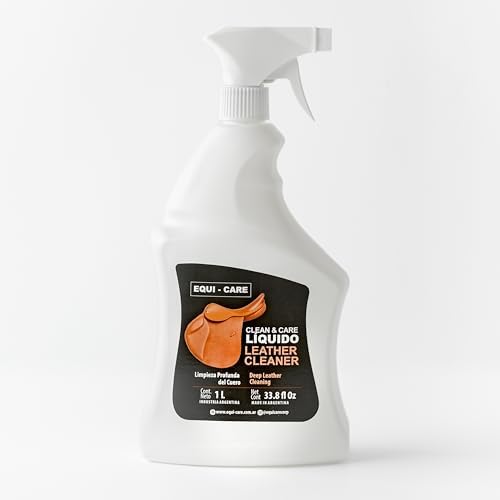 Clean & Care Leather Cleaner. Powerful Leather Cleaner Designed to Remove Dirt, Grime from Your Leather Goods. Perfect for Saddles, Boots, Belts and Leather tack.