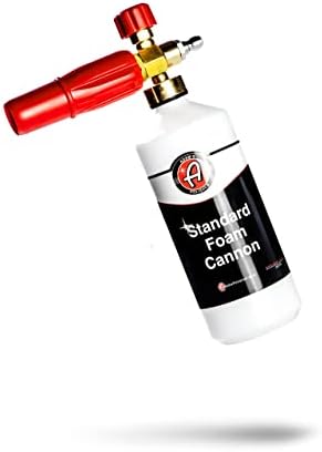 Adam's Polishes Standard Foam Cannon, Car Shampoo & Wash Pad Bundle - Foam Cannon Soap Sprayer for Car Wash, Patio & House Cleaning | Sprayer Cleaner Cannister for Pressure Washer