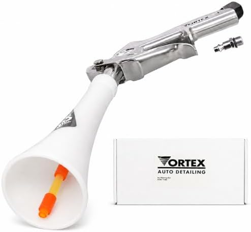 Vortex II Air Cleaning Gun – Pro Auto Detailing Tool for Deep Cleaning Interiors & Exteriors – Uses Air Compressor – Blasts Dust, Dirt & Grime Fast