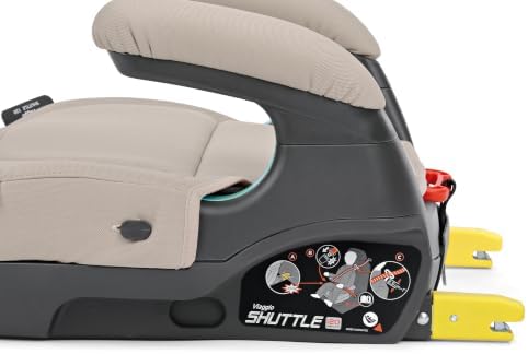 PEG Viaggio Shuttle – Backless Booster Car Seat – Metal (Sage Green)