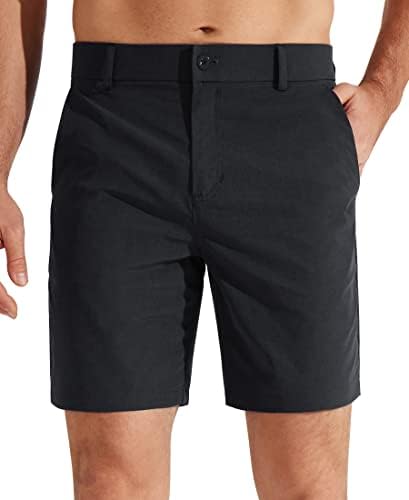 Men's Golf Shorts 7"/9" Casual Flat Front Hybrid Dress Shorts