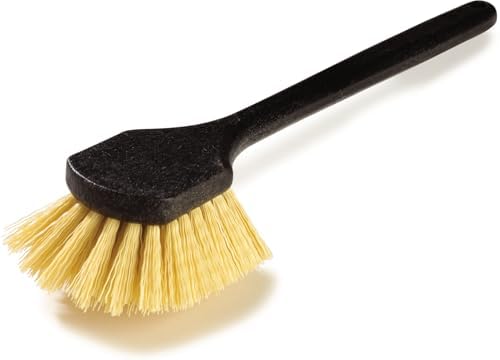 Utility Scrub Brush, Polypropylene Bristles, 20 Inch, Black