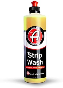 Strip Car Wash Soap (16 oz) - Sealant & Wax Remover Shampoo Salt Remover, Presoak, & Acidic Wash | Thick Suds For Use Cleaning Kit, Foam Cannon, Foam Gun, Sponge, Mitt, Chamois