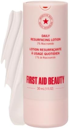 First Aid Beauty Daily Resurfacing Lotion with 2% Niacinamide, 1 oz