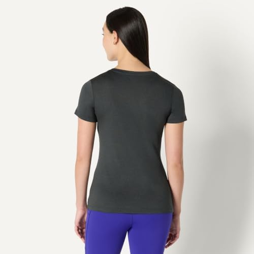 Women's Active Quick Dry Tech Stretch Short-Sleeve T-Shirt, V-Neck or Crewneck, Moisture-Wicking, Pack of 2
