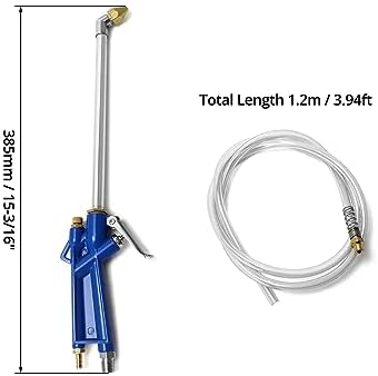 2 Set Air Blow Gun Pneumatic Engine Cleaning Gun with 4Ft Hose, Cleaning Degreaser Sprayer Tool