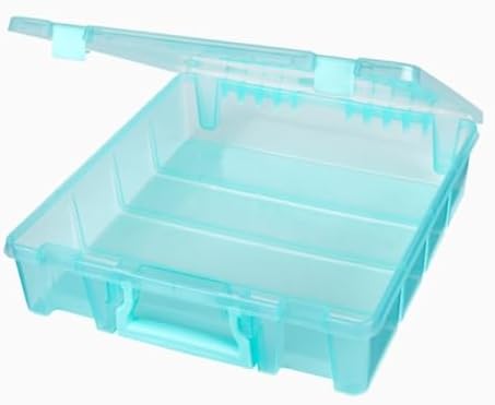 Super Satchel 1-Compartment Craft Storage Box, Aqua