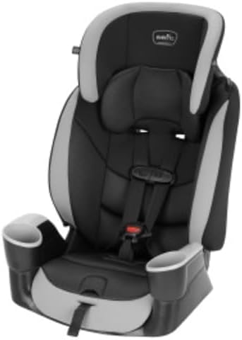 High-Back Booster Car Seat with Harness, 22 to 110lbs, Maestro Sport, Granite Gray