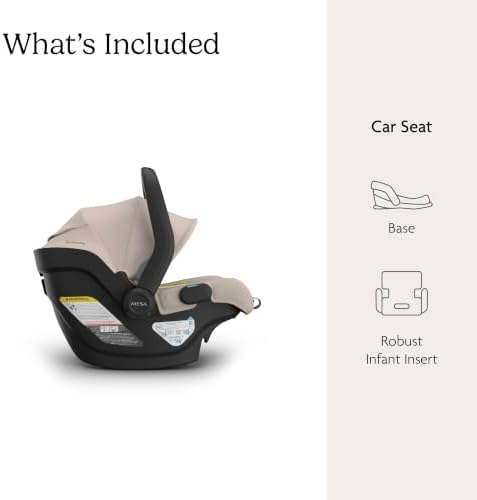 UPPAbaby Mesa V3 Infant Car Seat with Base, Insert & SmartSecure - Ada