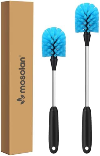 Stainless Steel Water Bottle Cleaning Scrubbing Brush, 13 in-15 in