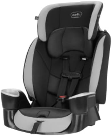 High-Back Booster Car Seat with Harness, 22 to 110lbs, Maestro Sport, Granite Gray
