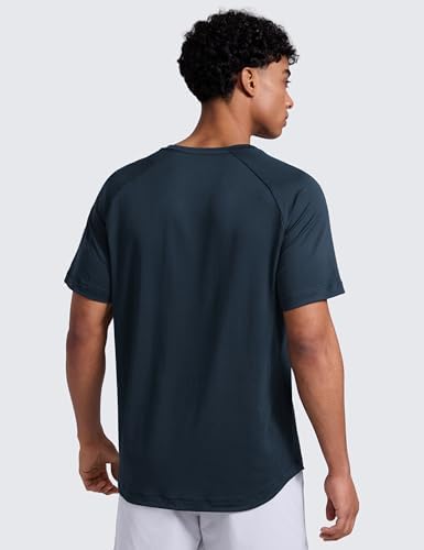 Breathable Texture Crewneck T-Shirts
