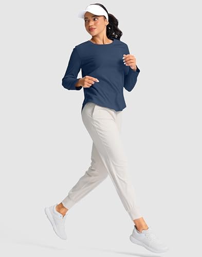 Lightweight Long Sleeve Workout Tops for Women Athletic Sun Shirts