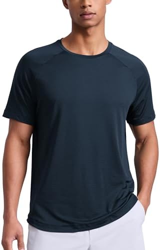 Breathable Texture Crewneck T-Shirts
