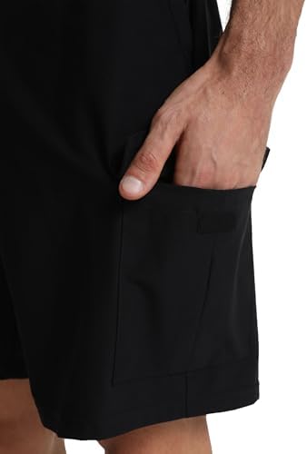 Men's 9“ Quick Dry Hiking Cargo Short Lightweight Golf Short with 5 Pockets