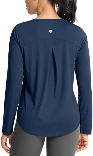 Lightweight Long Sleeve Workout Tops for Women Athletic Sun Shirts