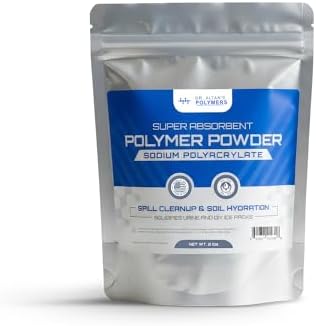 Super Absorbent Sodium Polyacrylate Fine Powder, Fast-Acting Absorbing Powder, Dries up pet Urine Spills Instantly, Practical for Camping Toilet Bags, Plant Soil Hydration & Cooling ice Packs (2 lb)