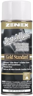 ZenAllure Leather Cleaner & Conditioner, Foaming Low Gloss Formula
