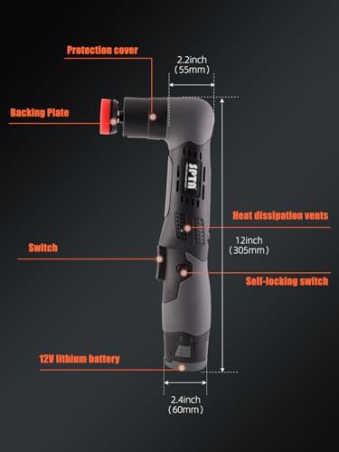Cordless Mini Polisher, 12V Cordless Multi Polisher, Micro Cordless Scratches Killer Car Polisher RO/DA Mini Auto Machine Sets With Polishing Pad And Wool Pads for polishing, Sanding and Cleaning