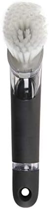 OXO Steel Soap Dispensing Dish Brush, Dish Scrubber