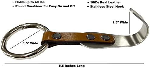 Headrest Hooks for Car 2 Pack Black