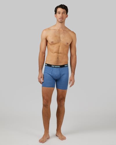 COOL Mens 4-PACK Quick Dry Performance Boxer Brief With Comfort Elastic Waistband