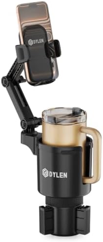 Cup Holder Phone Holder for Car, 2 in 1 Cup Holder Phone Mount
