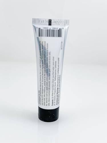 First Aid Kit Gel, 32 PPM Silver Healing Wound Dressing Gel, SilverSol Ag₄O₄ Particles, 1 oz