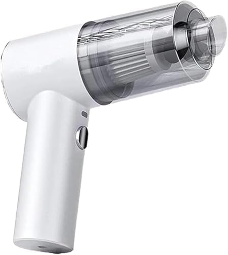 Dustaclean Original Handheld Vacuum,Portable Rechargeable Handheld Vacuum with Blower (White)