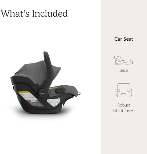 UPPAbaby Mesa V3 Infant Car Seat with Base, Insert & SmartSecure - Greyson